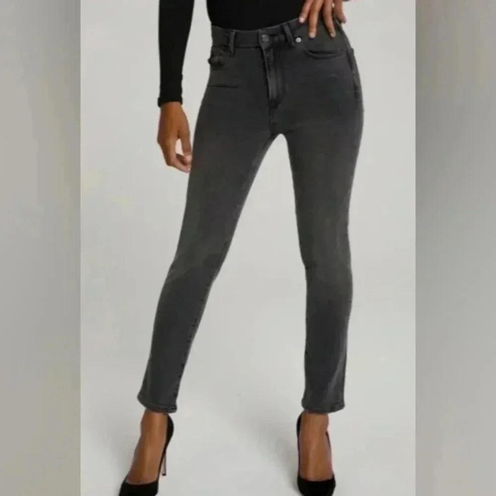 GOOD AMERICAN GOOD CLASSIC JEANS GL625T BLACK 115